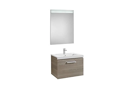 Roca A855928321 Pack Esp Ash 600 LED 1C Bathroom Furniture Prisma and Mirrors - Image 1