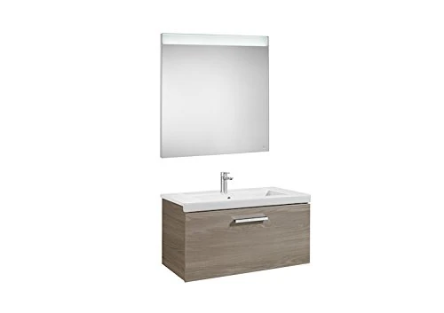 Roca A855929321 Pack Esp LED 800 1C Ash Bathroom Furniture Prisma and Mirrors
