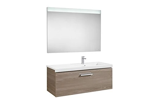 Roca a855931321 Pack ESP 900 LED bain-meuble-Prisma 1 °C D Ash Bains-meuble and Mirrors