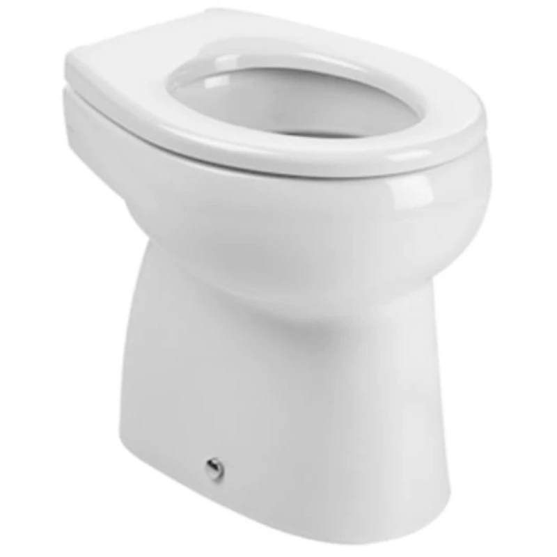Rock a344pb7000 – Children's Porcelain Toilet with Wall Outlet and Flat Bottom - Image 1