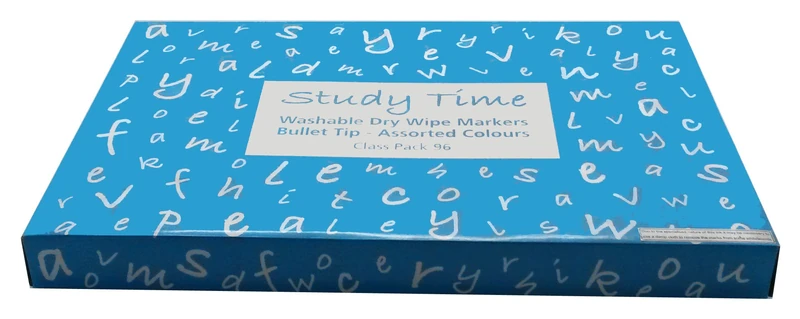 Study Time Washable Whiteboard Markers - Assorted (Pack of 96)