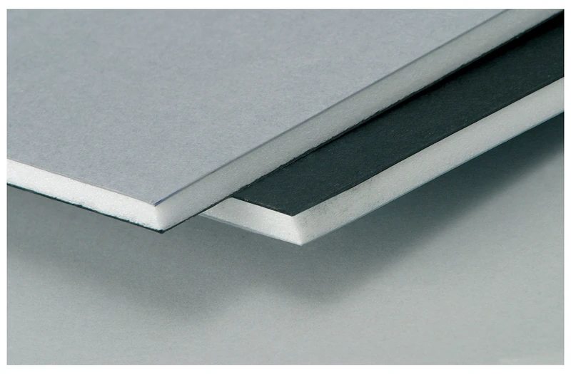 Westfoam 5mm 20" x 30" Foamboard - Black and Grey (Boxed Pack of 25 Sheets)