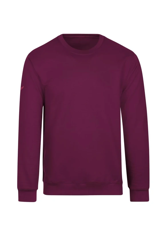 Trigema Sweatshirt, Sangria, M - Image 1