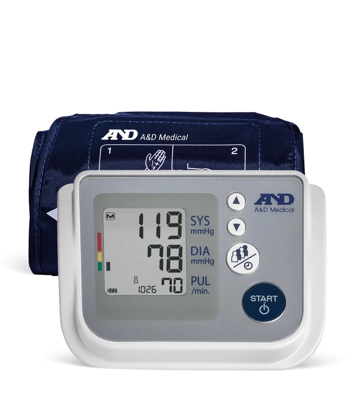 A&D Medical UA-767F Blood Pressure Monitors - Tested for Accuracy- 4 User, Easy to Use, Body Movement & Cuff Fit Detection Error, Batteries, Carrying Case