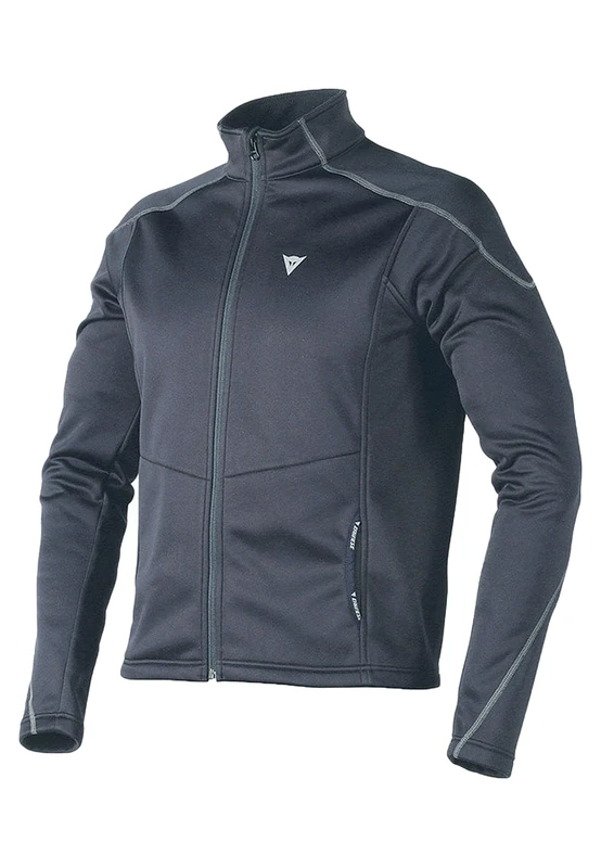 Dainese - No Wind Layer D1 Windproof Jacket, Thermal Insulating and Water Repellent Second Layer Jacket, Softshell for Motorbike & Ski, Elastic Under Jacket, Protects from Wind & Rain, Black