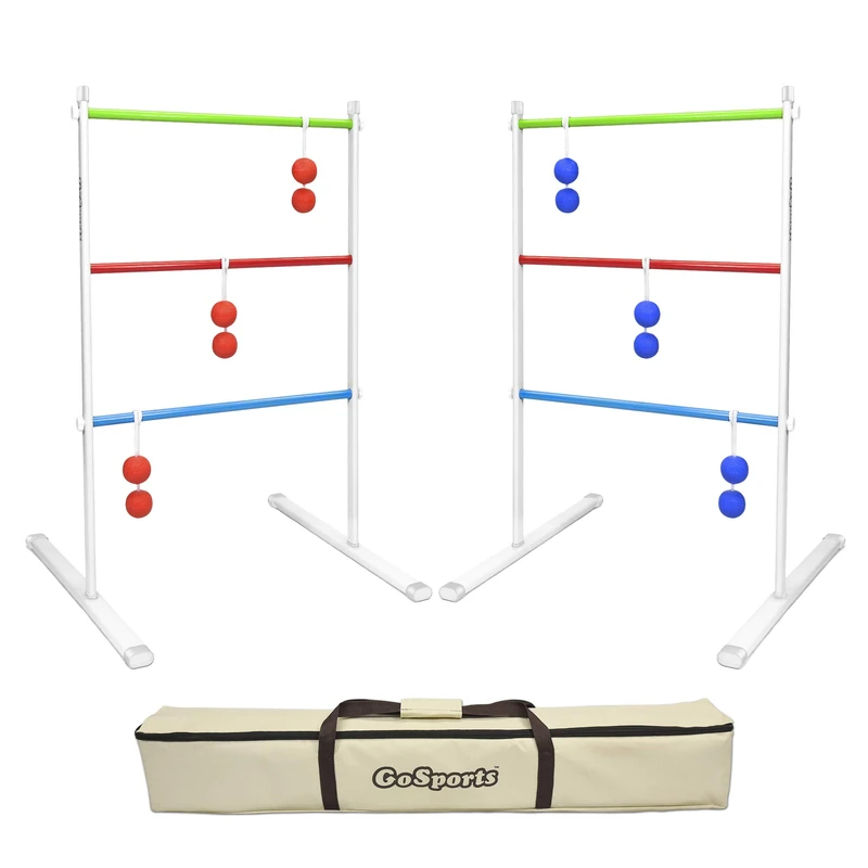GoSports Premium Metal Ladder Toss Game Set - 2 Targets - Image 1