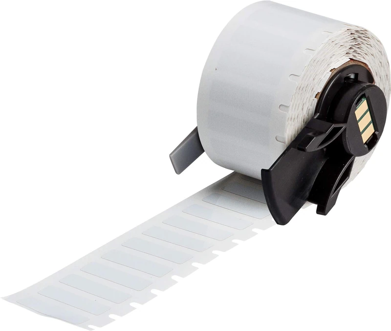 Brady PTL-13-718 Label, Static Dissipative Polyimide, Gloss, 0.250" H x 0.900" W, White, 750/Roll (Pack of 750)