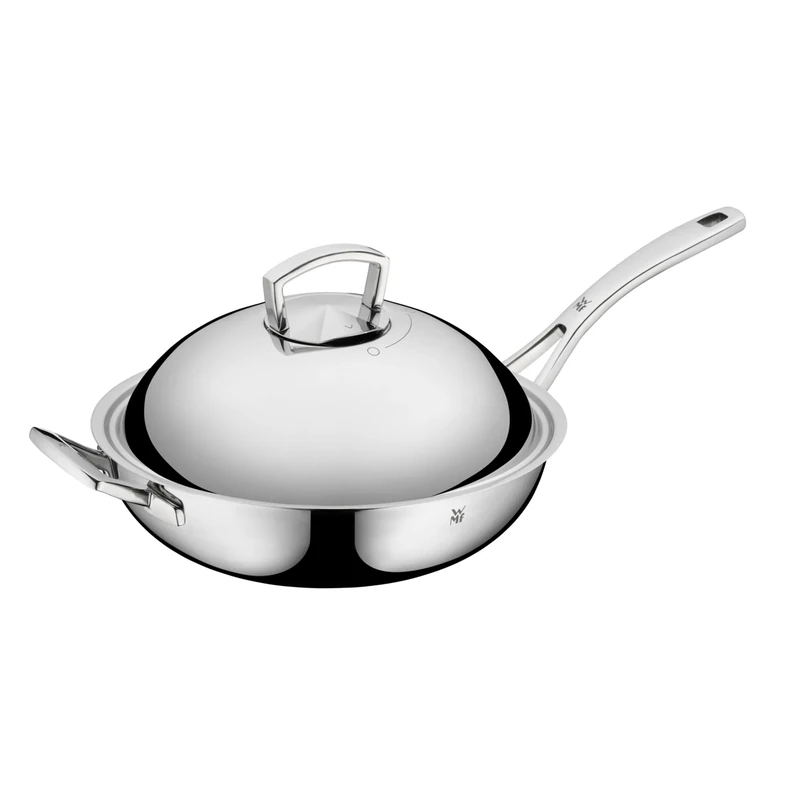 WMF Multiply Wok with Lid 32 cm Stainless Steel Silver
