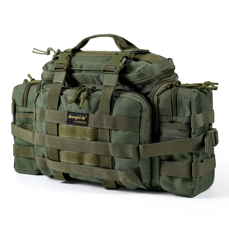 SHANGRI-LA Tactical WaistPack Bag Camping Hiking Trekking Rucksack with Outdoor Sporting Shoulder Strap
