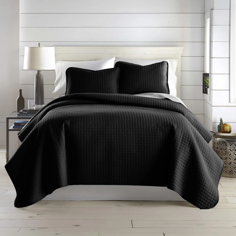 Southshore Fine Living, Inc. Queen Quilt Set, Full Size Bedding Set, Animal Hair Resistant Bedding Throw Blanket Queen Size, Full Size Quilt, Microfiber Quilt with 2