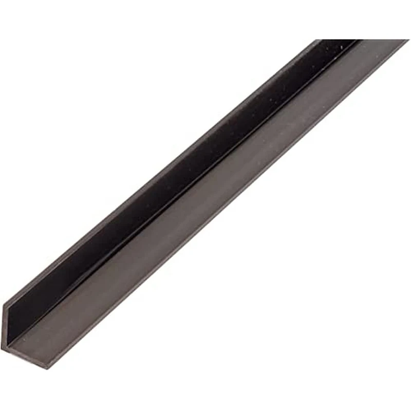 Angle Profile Plastic 1000 x 25 x 25 mm Black