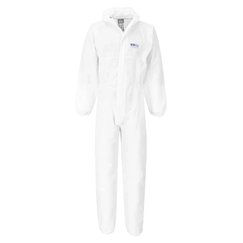 Portwest BizTex SMS FR Coverall Type 5/6, Color: White, Size: XL, ST80WHRXL