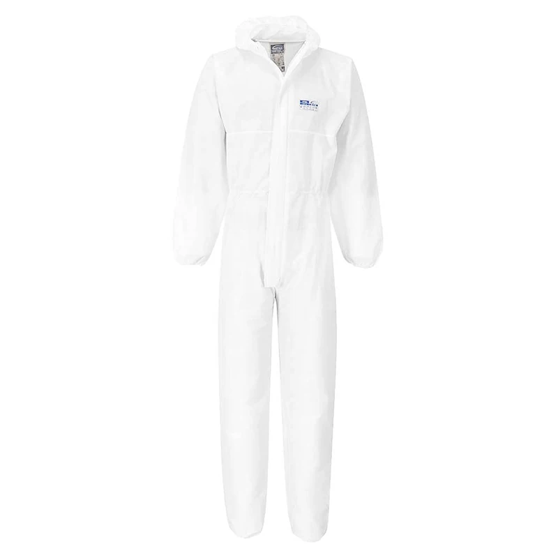 Portwest BizTex SMS FR Coverall Type 5/6, Color: White, Size: XXL, ST80WHRXXL