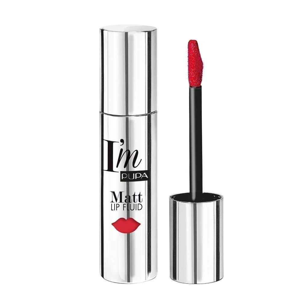 PUPA Milano I'm Matt Lip Fluid, Fire Red 4 ml
