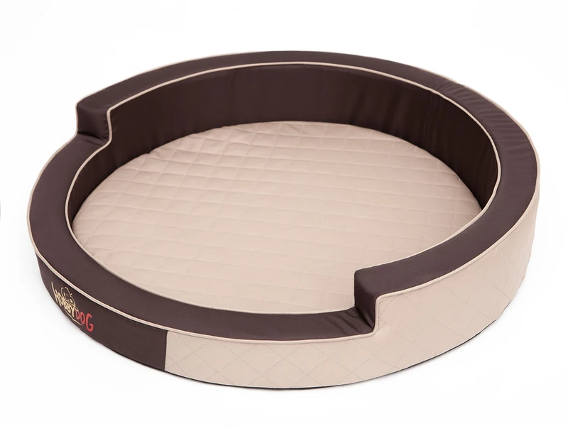 Hobbydog Ringo Dog Bed, Size 2, Beige - Image 1