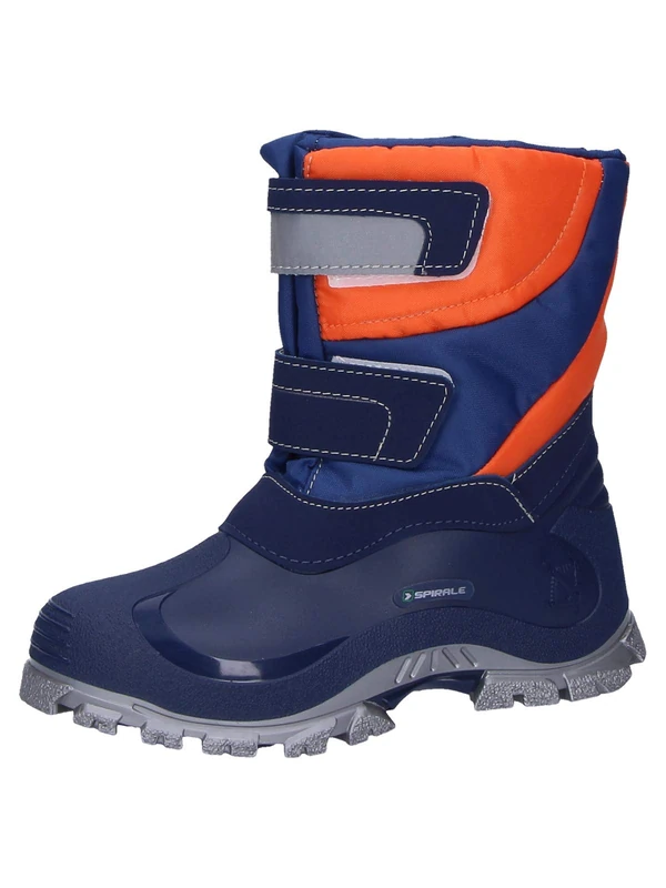 Spirale Boys'' Simon Snow Boots (Orange-Blau 489) ,1 UK (33 EU)