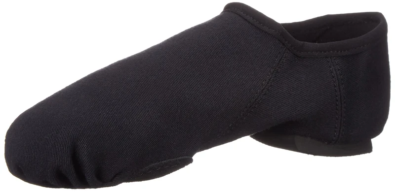 Capezio Women's EOS Canvas Jazz Shoe, Black, 6 Wide
