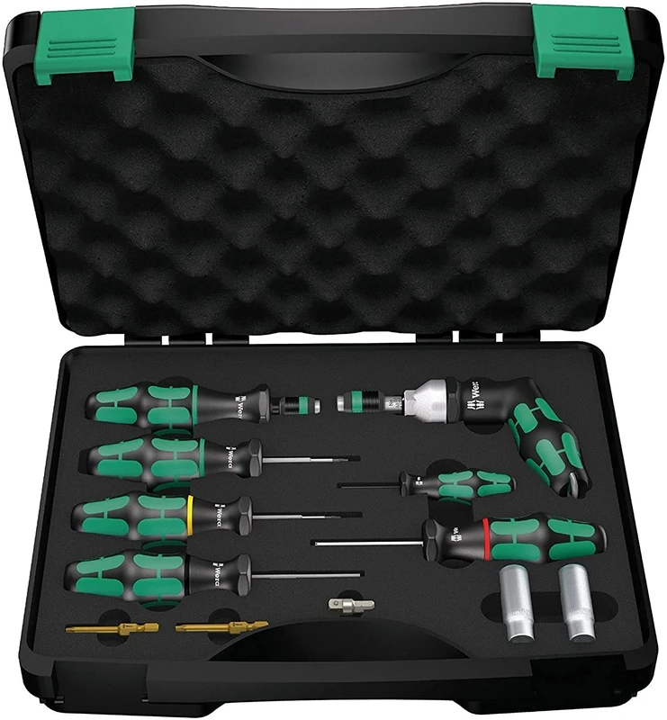 Wera 05074746001 7443/12 Assembly Set for Tyre Pressure Control Systems - Silver - Image 1