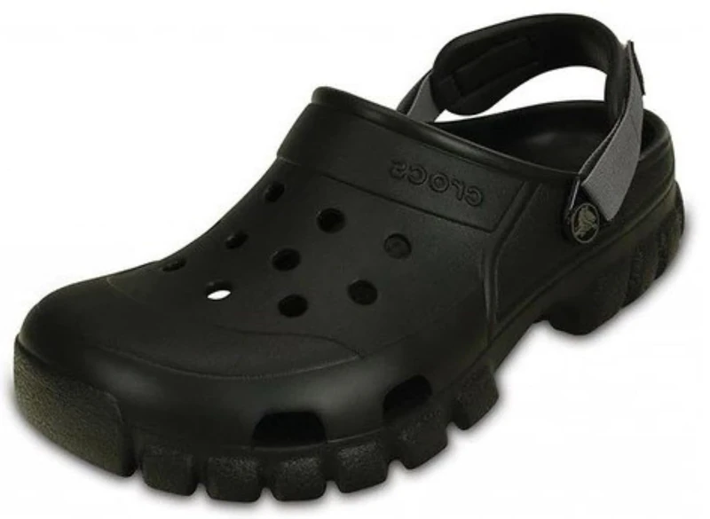 Crocs Unisex Clogs, Black Graphite, 3 UK Men / 4 UK Women