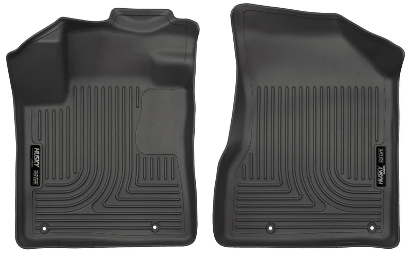 Husky Liners Weatherbeater Series | Front Floor Liners - Black | 18611 | Fits 2015-2021 Nissan Murano 2 Pcs