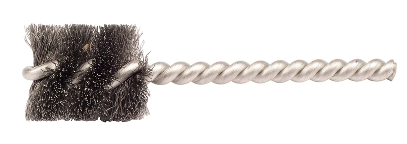 Weiler 21074 1/2" Power Tube Brush.005" Steel Wire Fill, 1" Brush Length, Made in the USA (Pack of 10)
