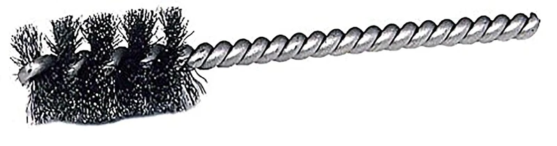 Single Spiral Tube Wire Brush, 1/2", PK10