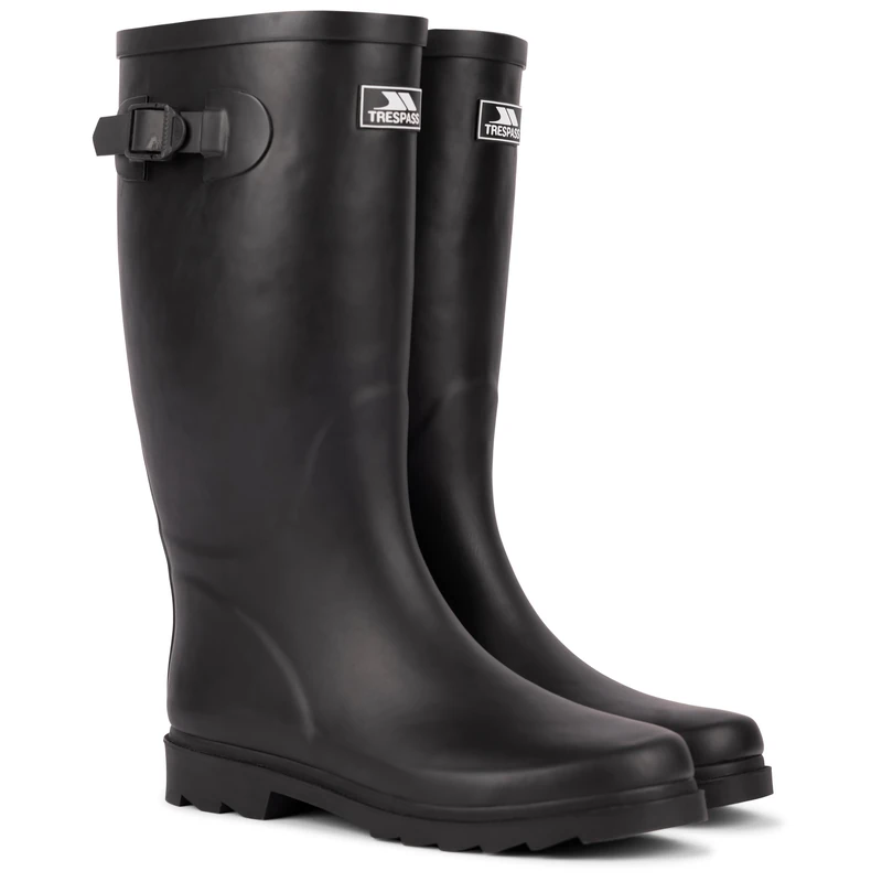 Trespass Mens Waterproof Wellies Rubber Wellington Boots Recon X