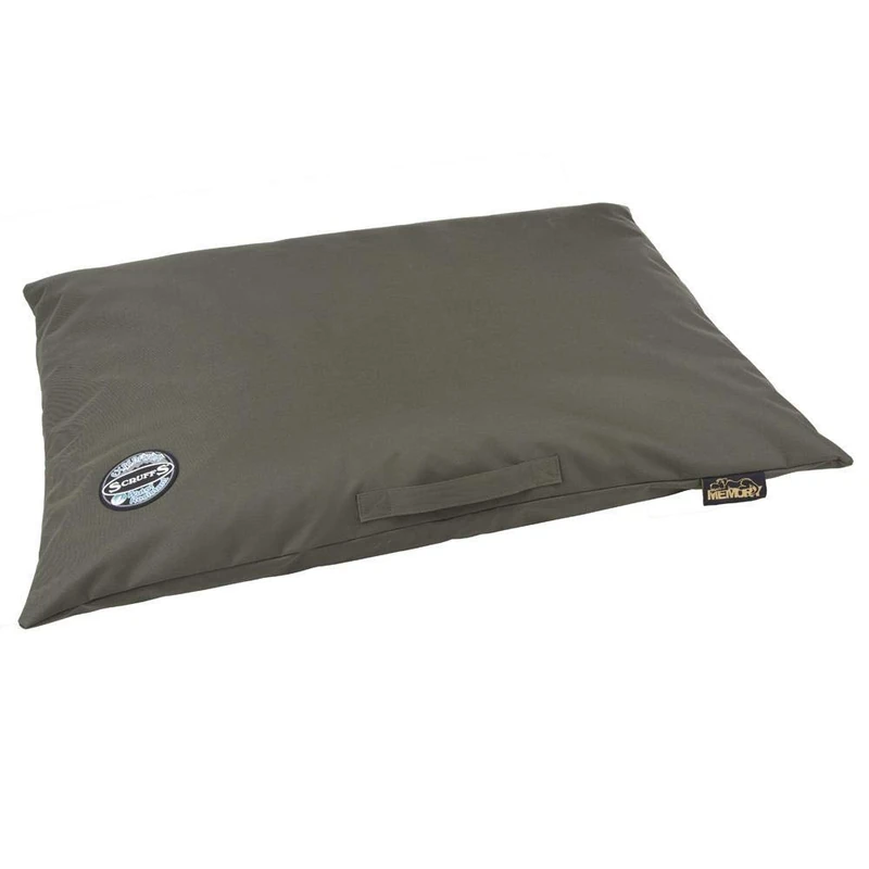 Scruffs Expedition Memory Foam Orthopaedic Pillow (M) Olive - Image 1