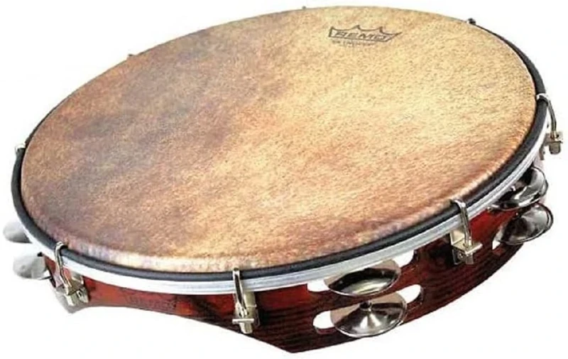 Remo Tamburello Calabria 12" x 2,25", Rahmentrommel, Key-Tuned, Handtrommel für Drum Circle, Drum