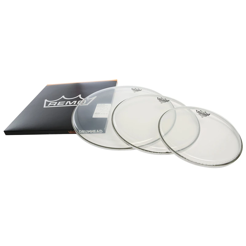 Remo drumhead Ambassador Transparent ProPack 12 inch, 13 inch, 16 inch PP-1192-BA