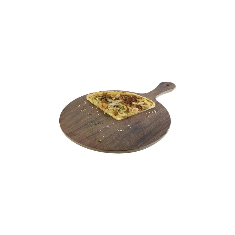 APS GN560 Oak Effect Round Handled Paddle Board, 300 mm - Image 1