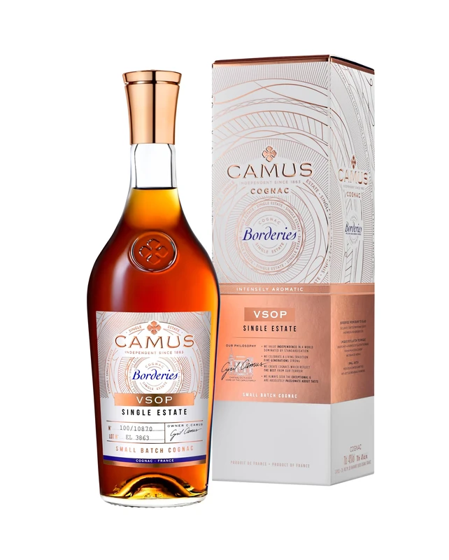 Camus Borderies VSOP Cognac -Single Estate - 70cl 40° - Independent since 1863