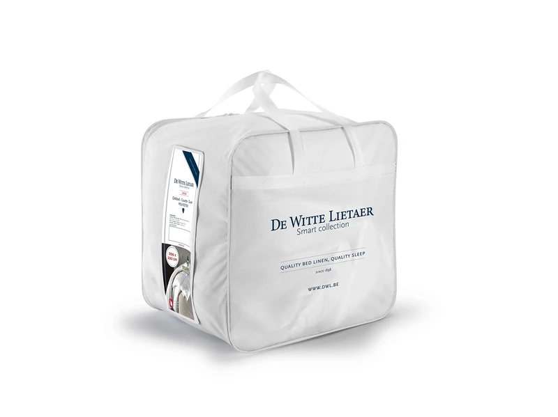 De Witte Lietaer 191672 Dream Cotton Percale Duvet Cover White, White, 260x240 cm