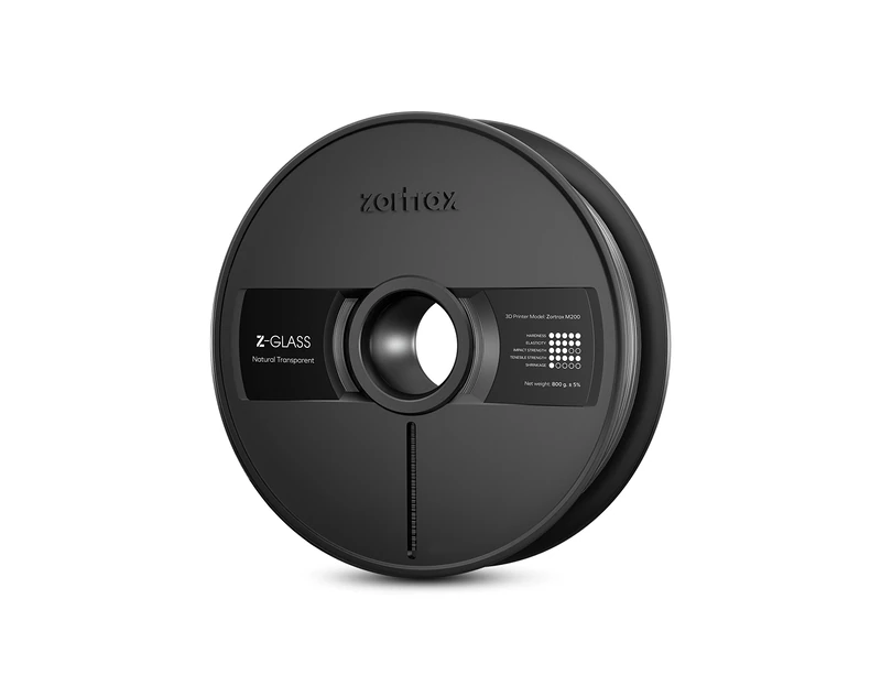 Zotrax 10622 Z-GLASS Filament, 1.75 mm, 800 g, Clear