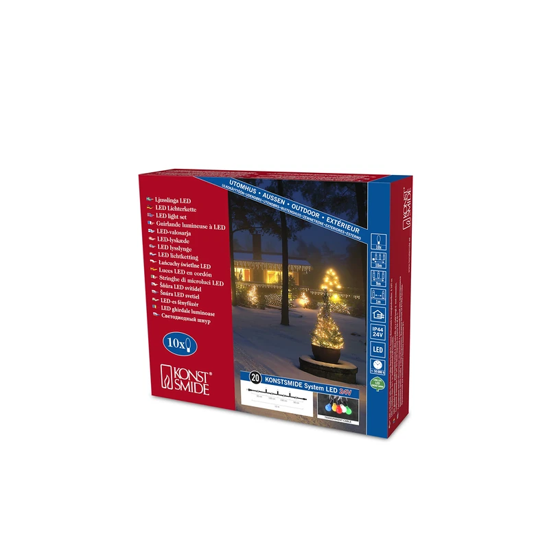LED High-Tech System, Transparent Cable, 24 V, Transparent, 200 LEDs - Image 1