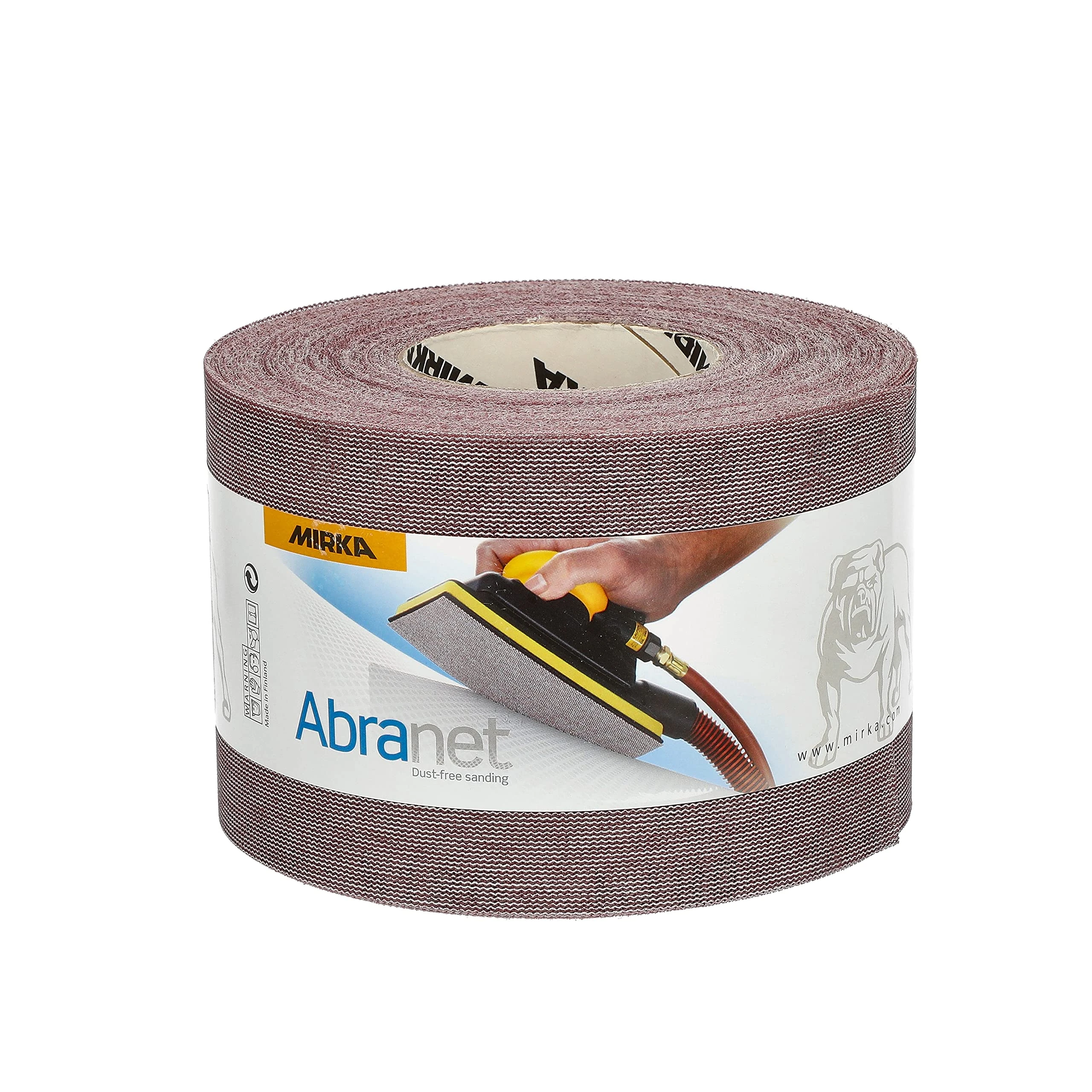 Mirka Abranet net abrasive roll 115 mm x 25 m Hook & loop/grit P180 / 1 roll/for sanding wood, filler, varnish, plastic / 5454400118