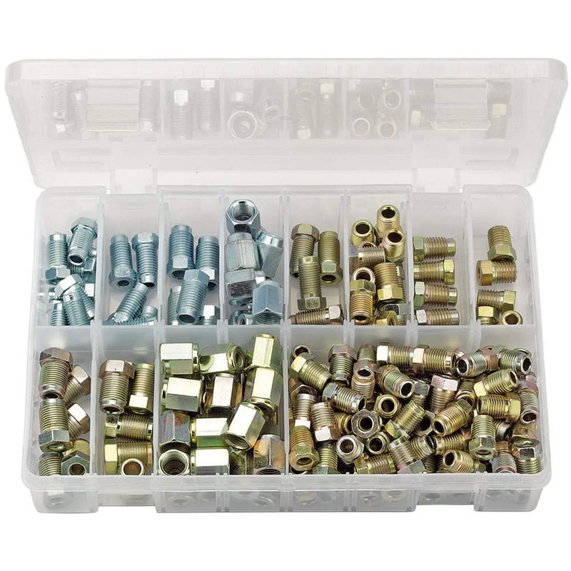 Draper 54367 Brake Pipe Fitting Kit, 205 Piece - Image 1