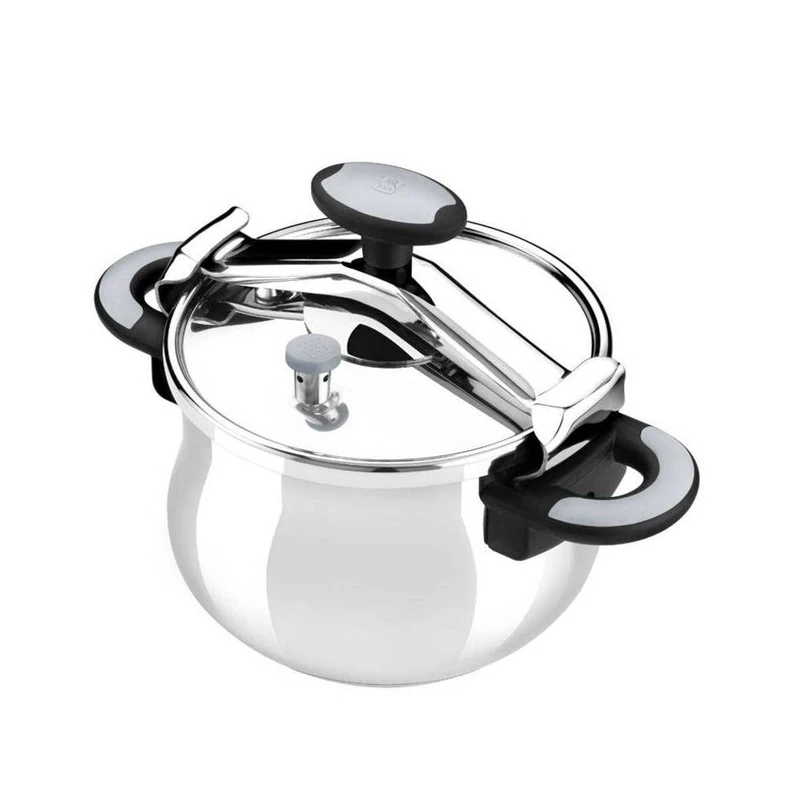 Braisogona A185503 New Star Bridge Seal Pressure Cooker, 8 Litre, Silver