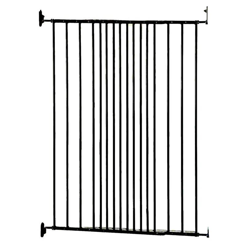 Safetots Extra Tall Screw Fitted Baby Stair Gate - Black