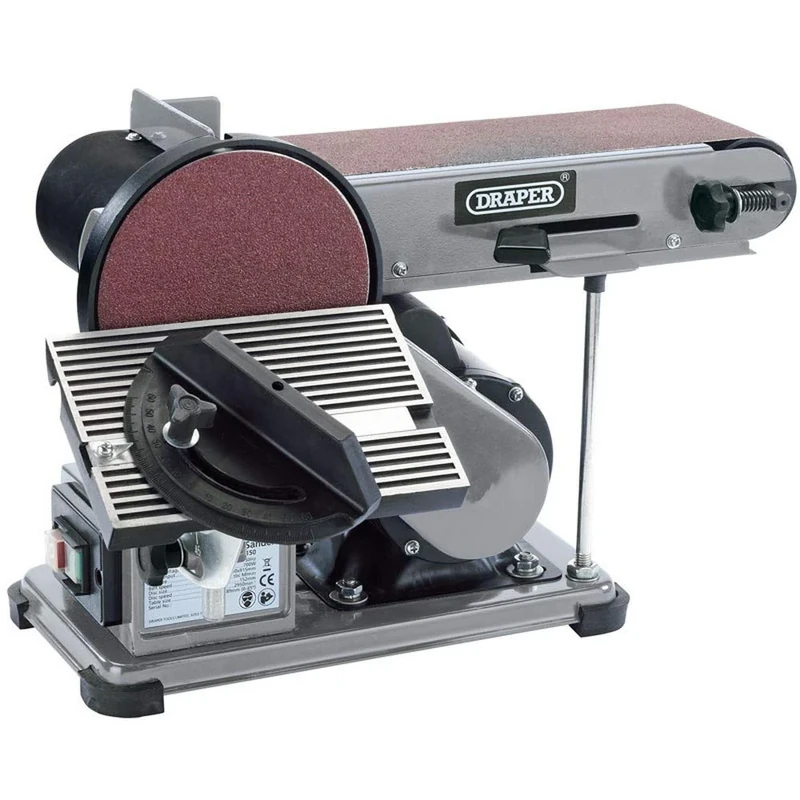 Draper 53005 300W 230V Belt and Disc Sander 150mm Disc (BDS150),Blue