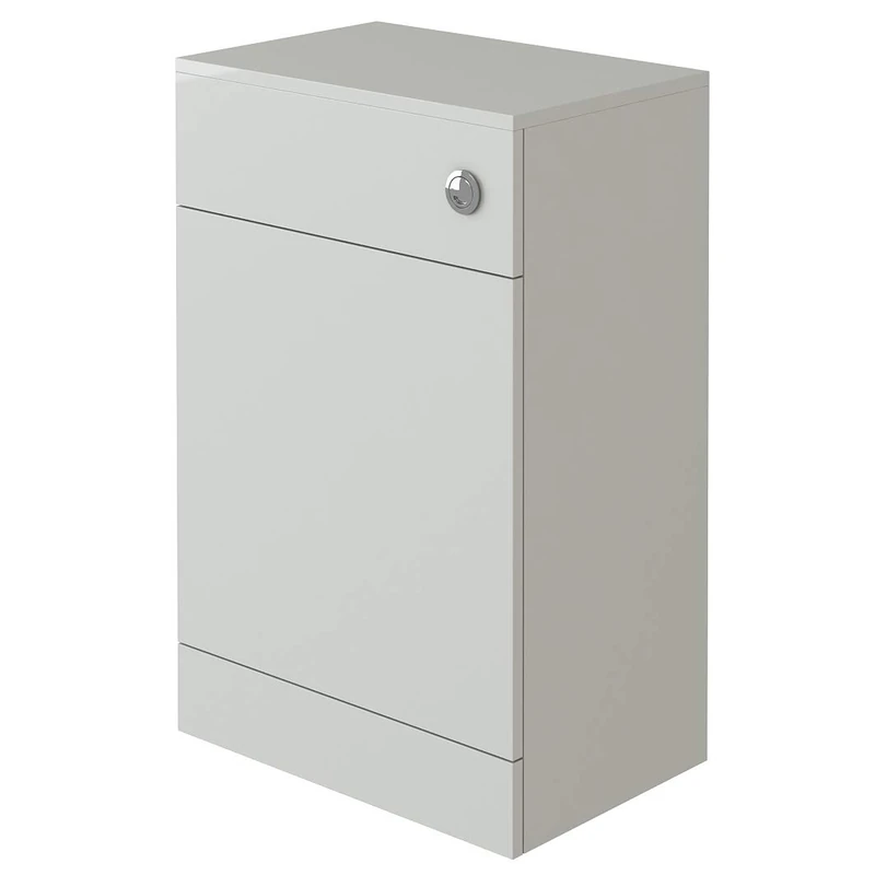 VeeBath Linx BTW Back to Wall WC Toilet High Gloss White Bathroom Furniture Concealed Cistern Cabinet Unit - 500 x 330mm