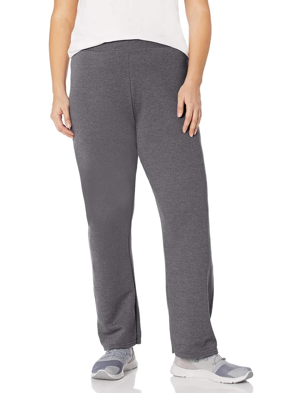 Just My Size Women's Plus-Size EcoSmart Sweatpants, Slate Heather, 5X-Large Petite