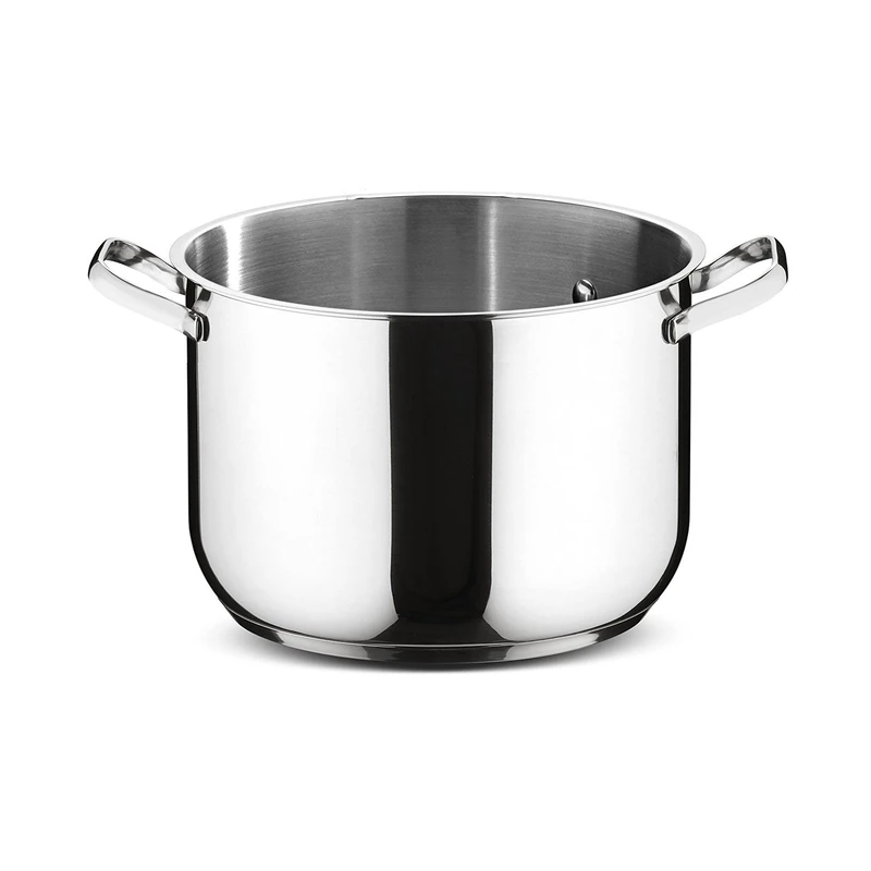 Lagostina Tasty Cooking Pot, Stainless Steel, Grey, 18, 26.5 x 19 x 14.5 cm