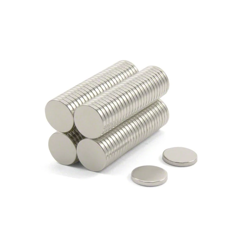 N42 Neodymium Magnet for Arts, Crafts, Model Making, DIY, Hobbies, Office and Home - 14mm dia x 2mm thick - 1.7kg Pull - Pack of 100