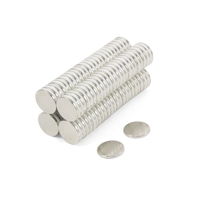 N35H Neodymium Magnets for Engineering, Manufacturing and Technology Applications - 15mm dia x 1.5mm thick - Pack of 100