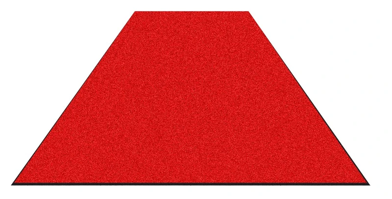 Andersen 445310585115 4453# Nylon Fibre Interior Floor Mat, Colorstar, 700gr/M2, 85 cm Width x 115 cm Length, Clear Red