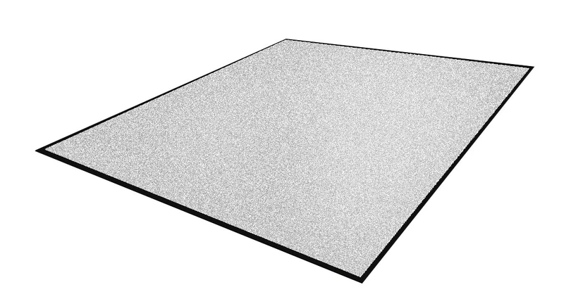 Andersen 1959024 2452# Nylon Fibre Interior Floor Mat, Classic Impressions Solid, 830gr/M2, 60 cm Width x 85 cm Length, Light Grey