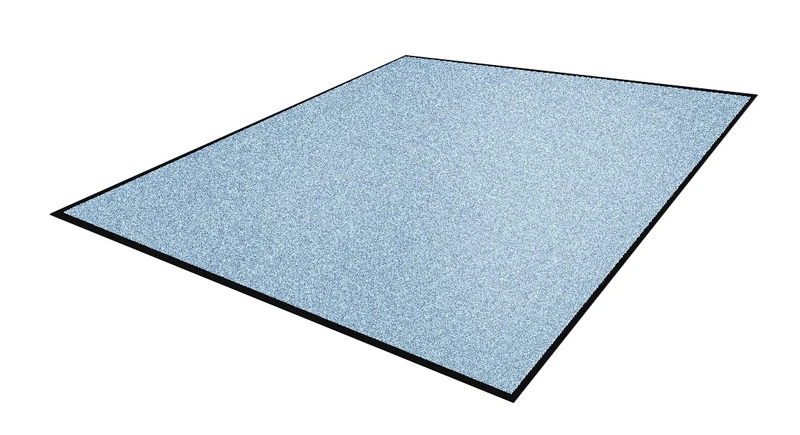 Andersen 1959106 2452# Nylon Fibre Interior Floor Mat, Classic Impressions Solid, 830gr/M2, 75 cm Width x 85 cm Length, Light Blue