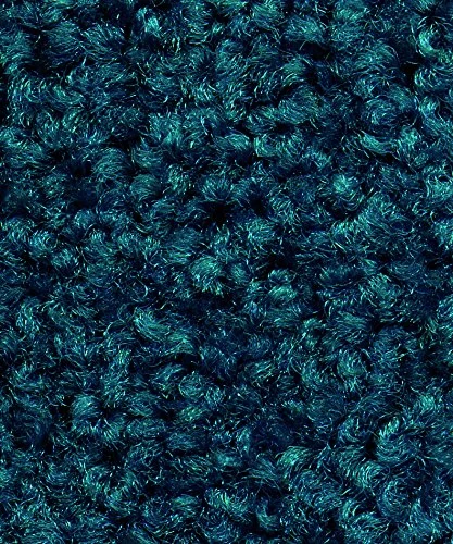 Andersen 1959203 2452# Nylon Fibre Interior Floor Mat, Classic Impressions Solid, 830gr/M2, 115 cm Width x 300 cm Length, Turquoise