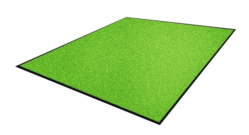 Andersen 1959212 2452# Nylon Fibre Interior Floor Mat, Classic Impressions Solid, 830gr/M2, 75 cm Width x 85 cm Length, Light Green